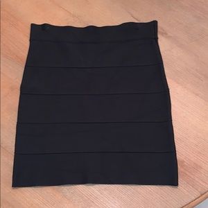 Black bandage skirt from BCBG